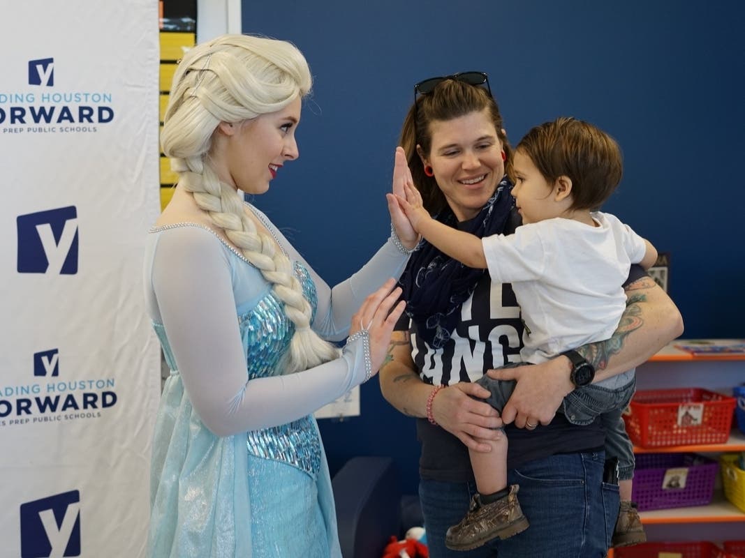 Elsa Elementry Elsa leads families on tour of new YES Prep elementary classroom ...