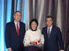 Dick Rogers, Gala Honoree; Linda Gale White, CIS Board member; Charlie Lusk, President of the Dunn Foundation & Gala Honoree
