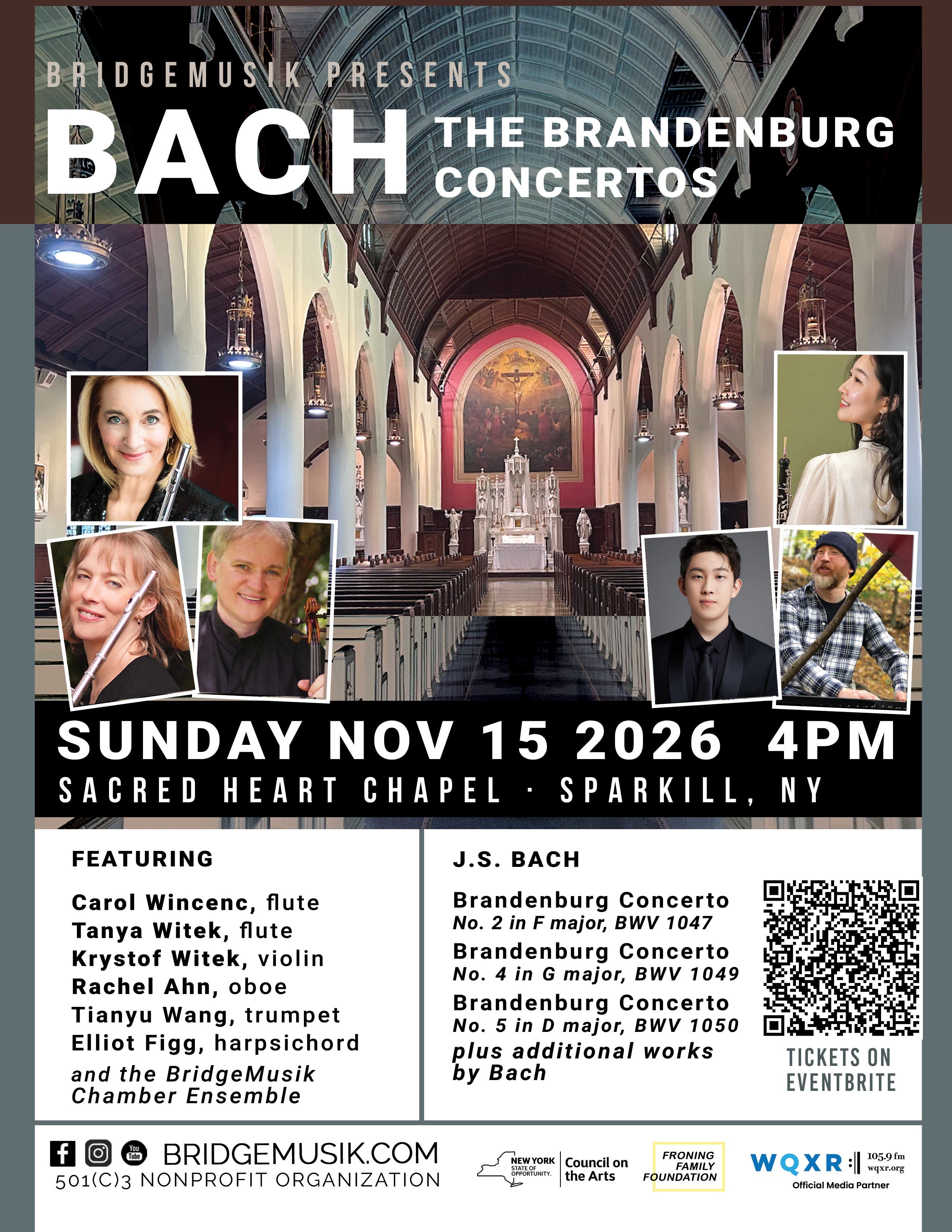 BridgeMusik Presents: Bach — The Brandenburg Concertos