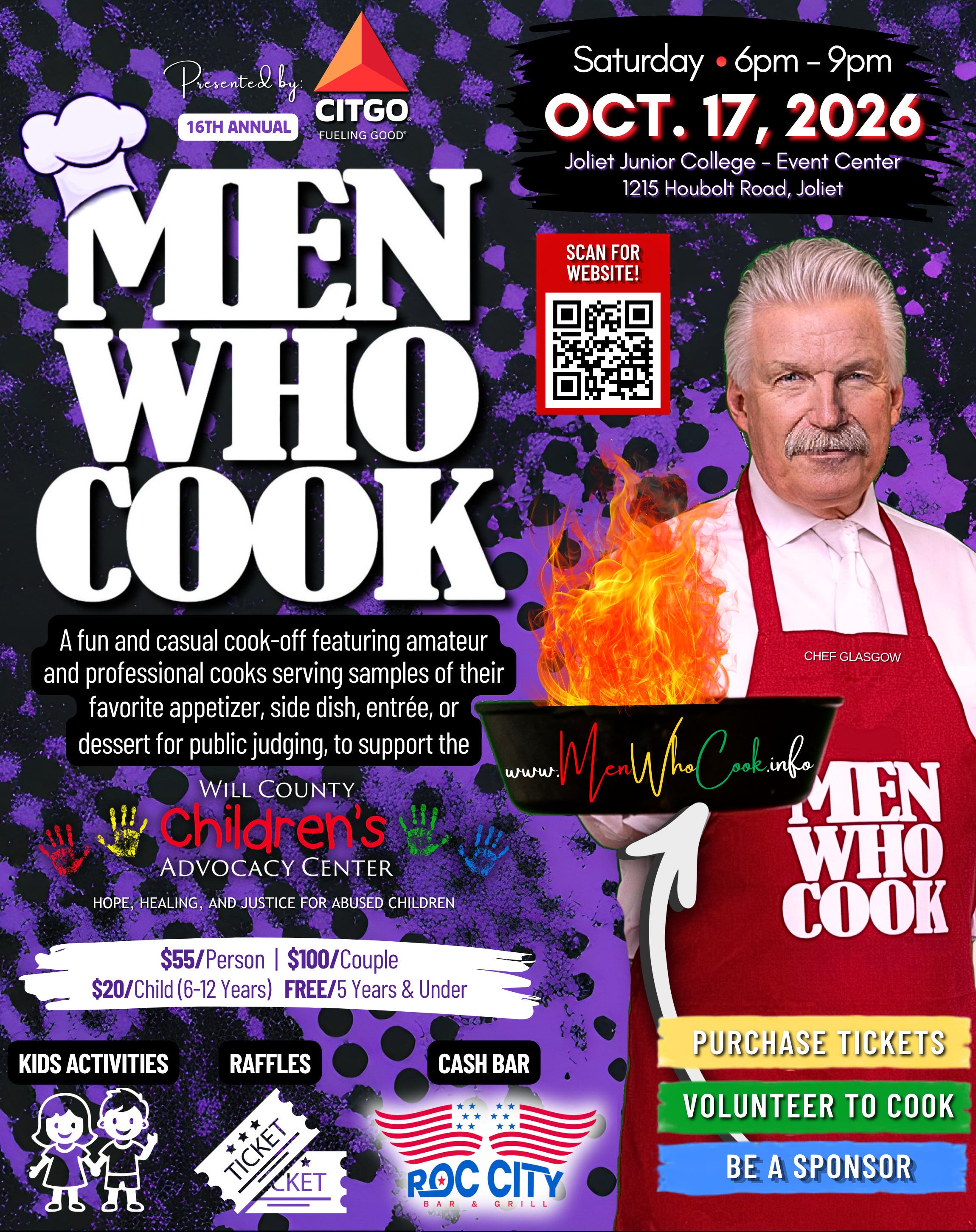 MEN WHO COOK for the Will County Children's Advocacy Center