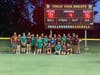 The Hickory Creek Middle School Tigers and Tinley Park Bobcat Challengers gather for a photo September 12 at Bettenhausen Park following their game.