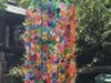 One thousand origami cranes shown shortly before being shipped to Toyokawa, Japan