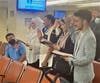 The Mnsor Family at their US Citizenship ceremony taking the Oath of US Citizenship. Senator Tony Hwang proudly supporting & observing.