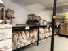 Food orders packaged and ready for delivery