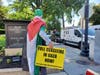 The author at DAR Constitution Hall. If the "two-state solution" is US official policy, then can the Palestinian state have a flag? Or is that "terrorism"? Please, get real. We saw numerous traditional Palestinian keffiyeh among grads and family members. 