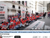 Photo from newscast. https://www.youtube.com/watch?v=ztbvvcn0VNc.  Oct. 15, 2024. “There is nothing antisemitic about fighting for people’s right to live,” says Jewish Voice for Peace organizer Elena Stein, who on Monday joined hundreds of protesters ..."