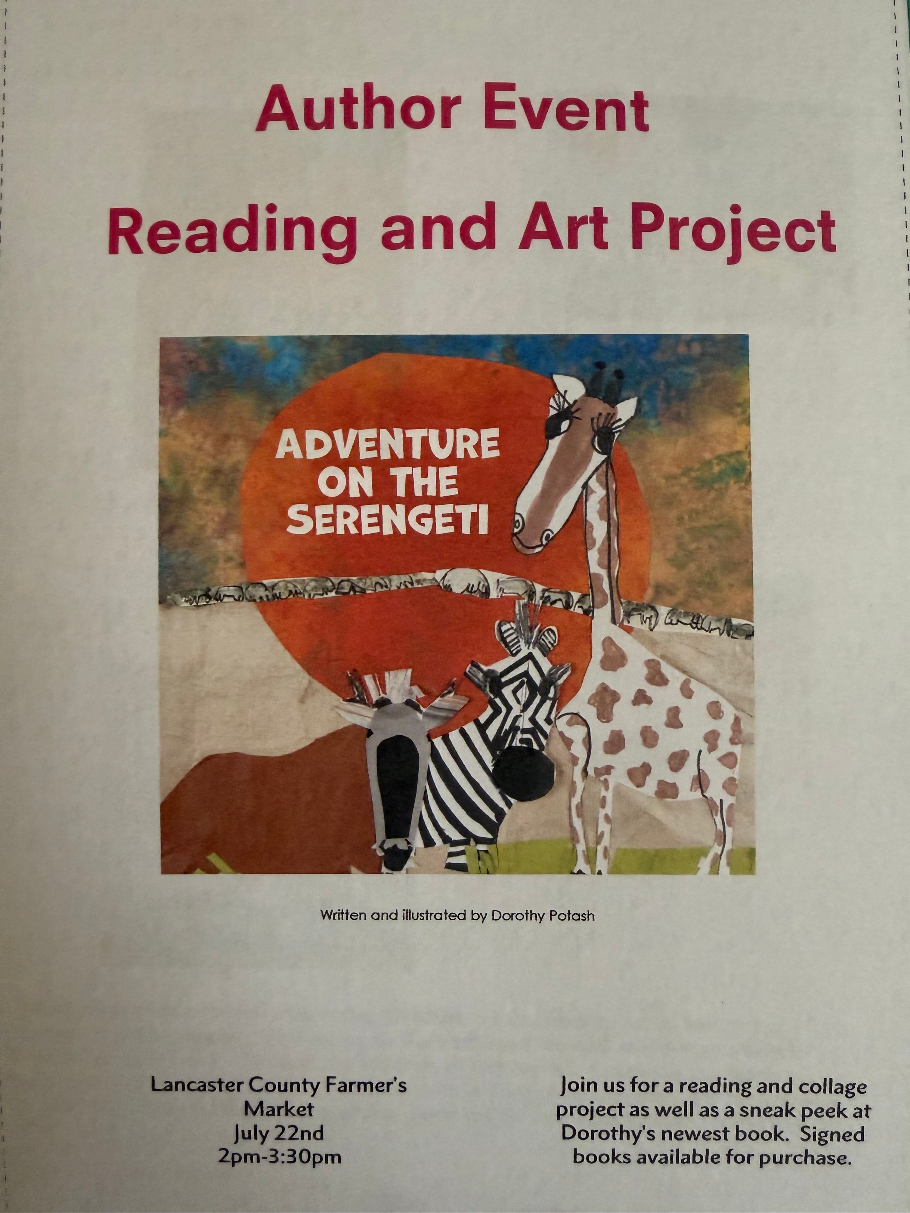 Author Event: Reading and Art Project