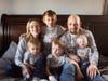 Amber and husband Ron comfort their children (left to right): Maddox, Nolan, Easton and Jameson.