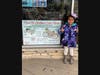 2018 Winner Camila gives a thumbs up to Marquette Bank's Christmas Without Cancer annual bike contest.