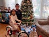 2018 winner Camila shows off her new bike to brother Isaiah.