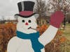 Frosty the Snowman is a jolly happy soul... he was made of snow but the children know....