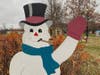 Frosty the Snowman was a jolly happy soul... He was made of snow but the children know....