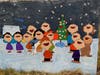 Kids have been joining the Peanuts gang for photos since the new decorations arrived at Edna White Garden.