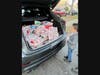 The arrival of gifts from downtown Chicago Thursday afternoon surprised the Kristofer family.  