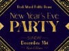 Doors open at 8 p.m. for the all-inclusive bash and wind down at 1:30 a.m. at Rock Island Public House, 13328 Olde Western Avenue in Blue Island, Illinois Sunday, December 31st. 