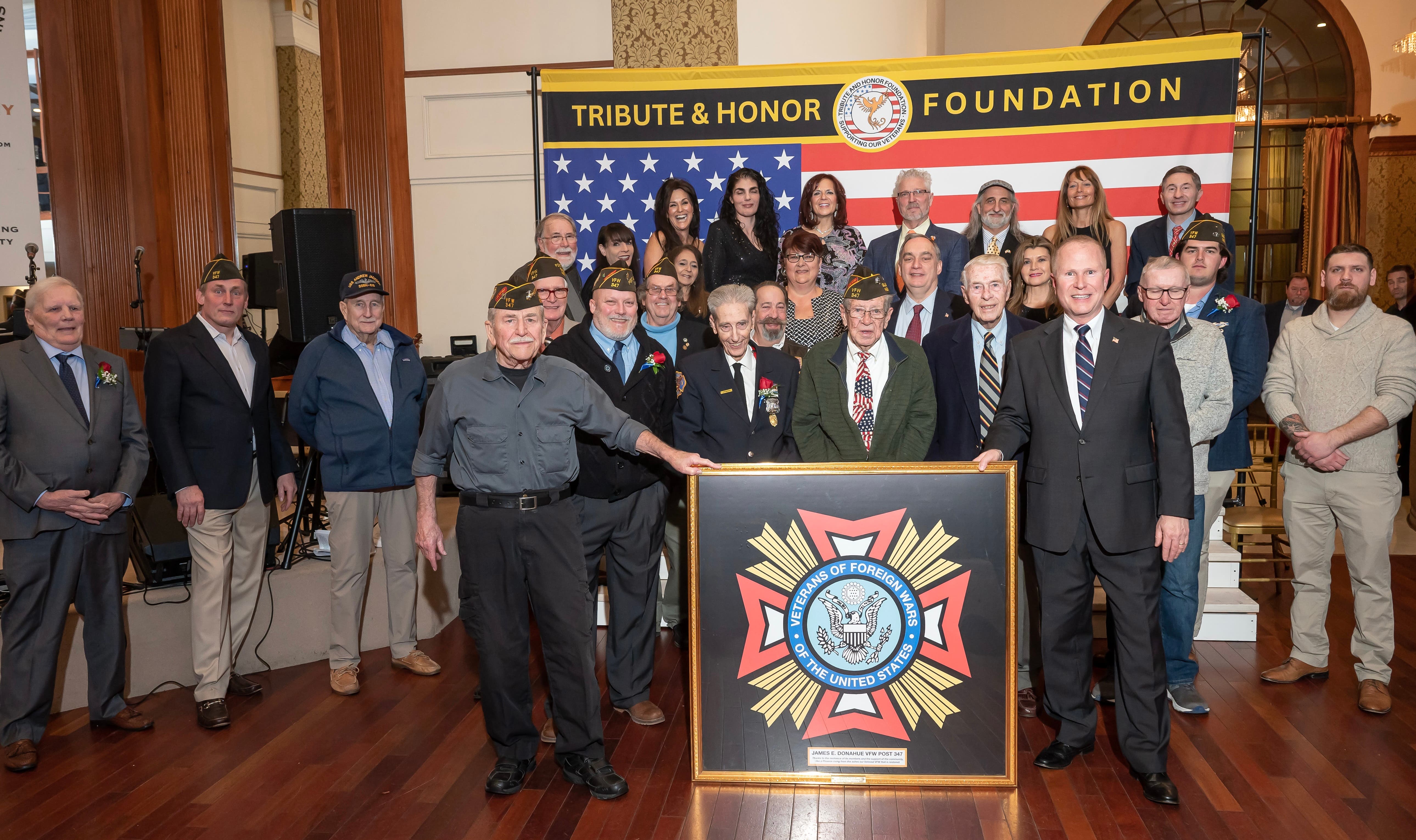 Presentation of Gift from Tribute and Honor Foundation