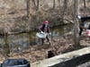 Councilman Manny Couto finds a kitchen sink in the waterway