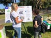 Renee Ciesla from the Mayor's Recycling Task Force Educates Visitors About Recycling Plastics