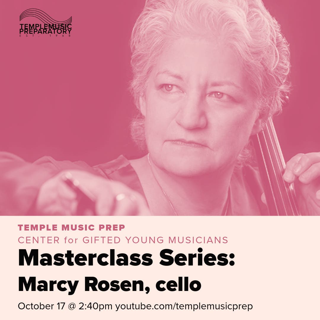 Masterclass with Marcy Rosen