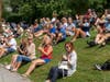 Audience enjoying a terrific day of music at South Wayne PorchFest