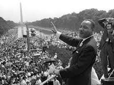 Dr. Martin Luther King, Jr speaking at the March on Washington for Jobs and Freedom on August 28, 1963 