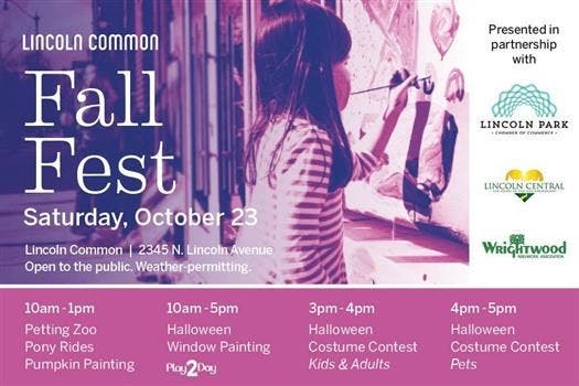 Oct 23 Fall Fest At Lincoln Common Chicago Il Patch