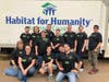 Electric City Playhouse volunteer crew for Habitat for Humanity.