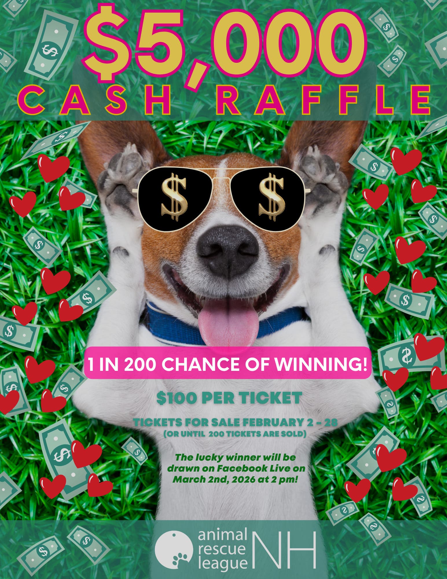 Your Shot at $5,000 — Their Shot at a Second Chance! Now Through February 28th!