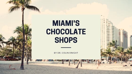Blog header for "Miami's Chocolate Shops."