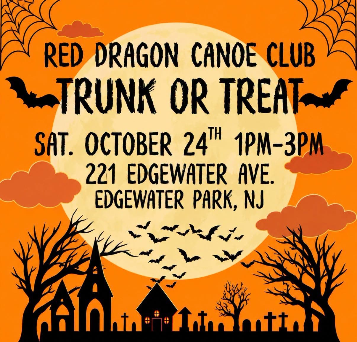 Trunk or Treat at the Red Dragon Canoe Club (All invited)