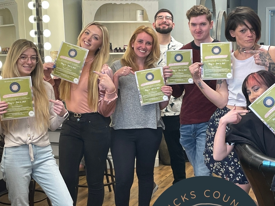 The crew at Posh Hair Design are excited to participate for the second year in a row.