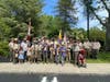 Pack and Troop scouts at East Brunswick's Memorial Day Observance