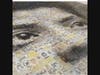 Eyes of Ida B. Wells tile art piece at Union Station.
