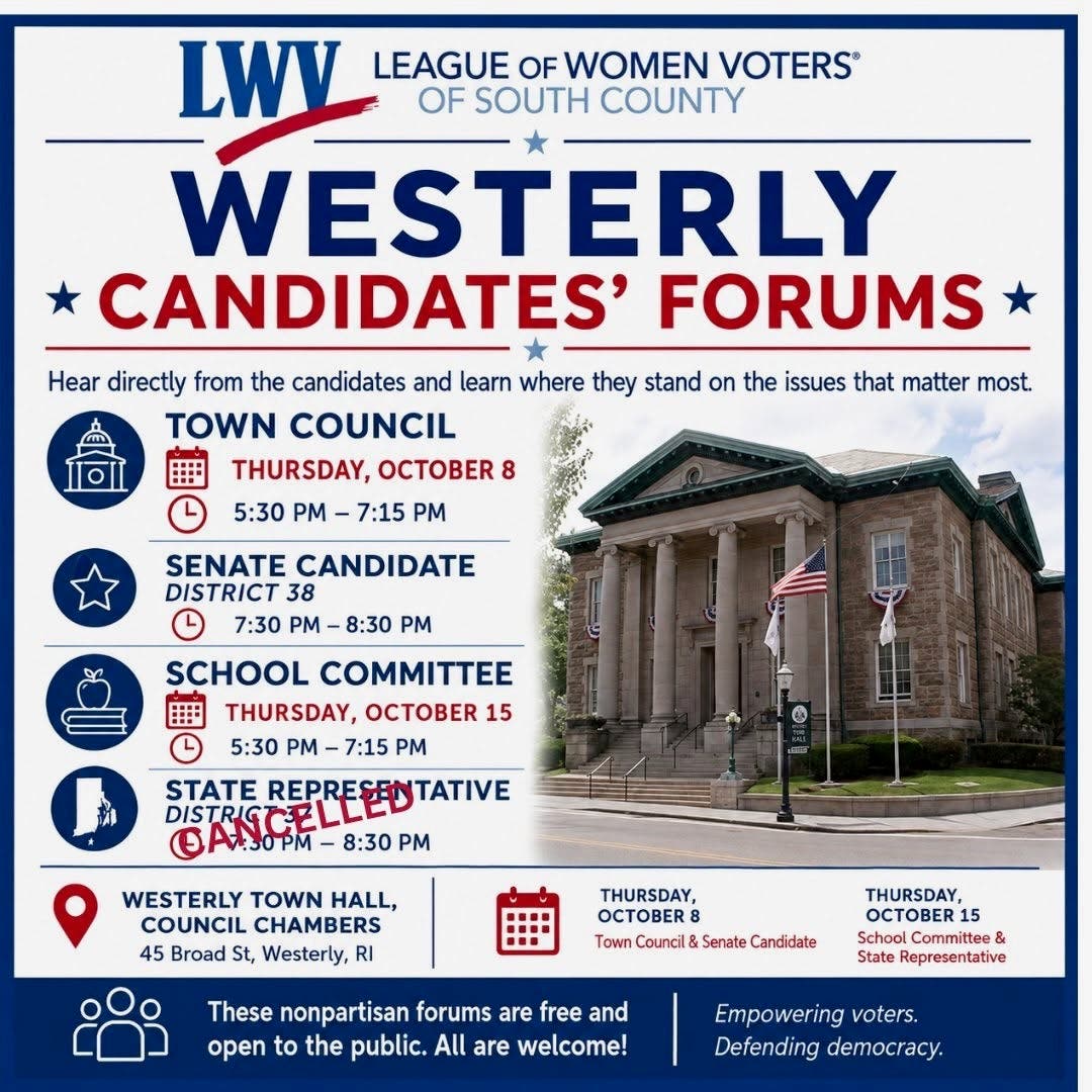 League of Women Voters Candidate Forums