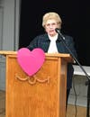 Mary Lamb Flake's talk included tales about her daily life and some of the adventures growing up in Lamb Canyon.