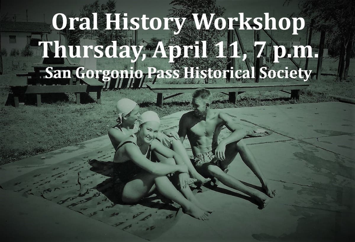 The oral history workshop is free and designed for both beginners and more experienced historical recorders.