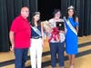 Sue Burcham, second from right, receives Heritage Award at Cherry Jubilee in May 2019. 