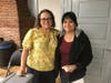 San Gorgonio Pass Historical Society members, from left, Ana Maria Fultz and Doreen Dominguez at the "Preserve Your Family Heirlooms" workshop. 
