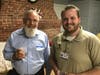 San Gorgonio Pass Historical Society members Milton Cook, left, and Tony Pierucci, who also presented the workshop.