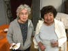 San Gorgonio Pass Historical Society members, from left, Frances Chapparosa and Lupe Lozano at the "Preserve Your Family Heirlooms" workshop. 