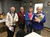 From left, Blair Ball, San Gorgonio Pass Historical Society President Sean Balingit, Mary Pickett and Myrna Eberhardt at the historical society workshop. 