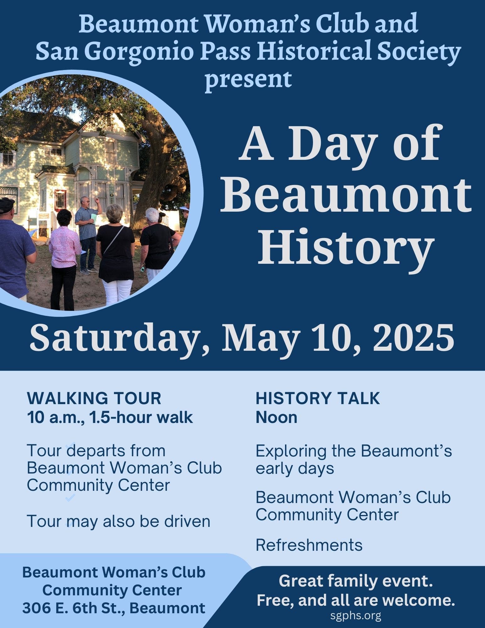 Beaumont History Tour and Talk