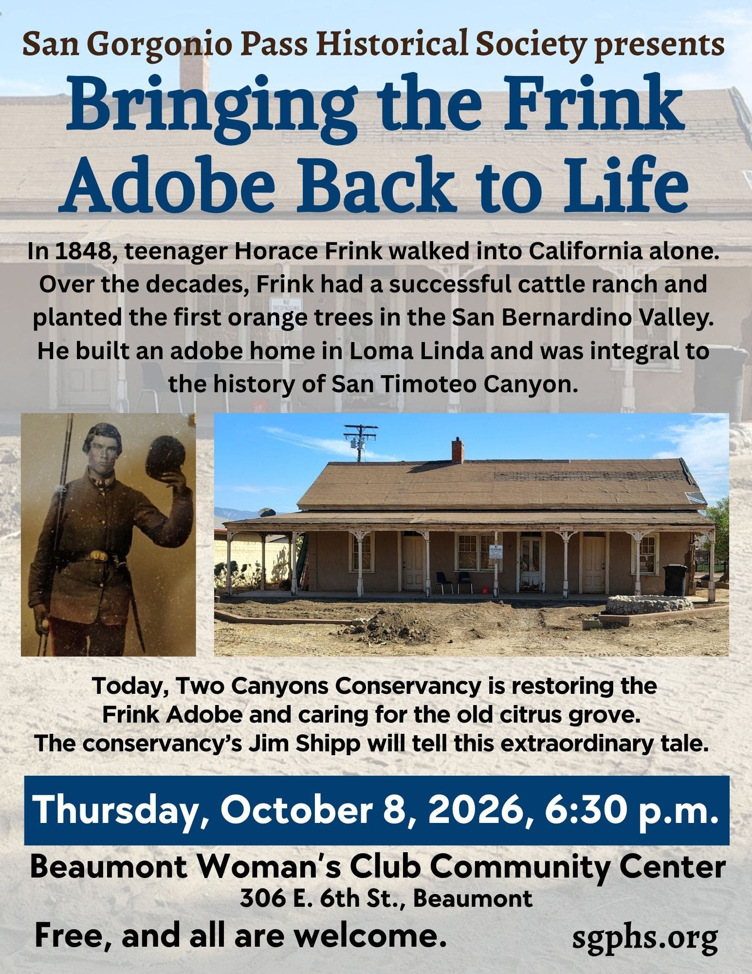 Bringing the Frink Adobe Back to Life