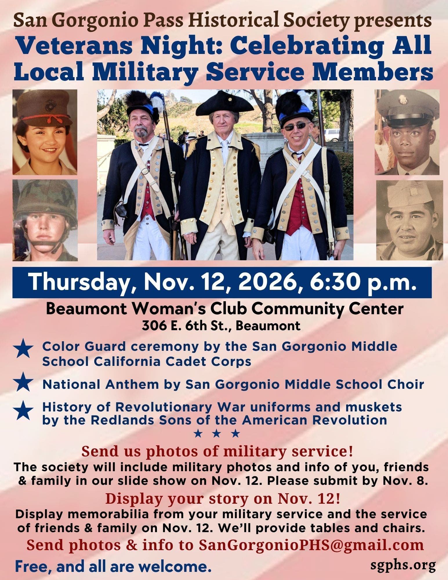 Veterans Night: Celebrating All Local Military Service Members
