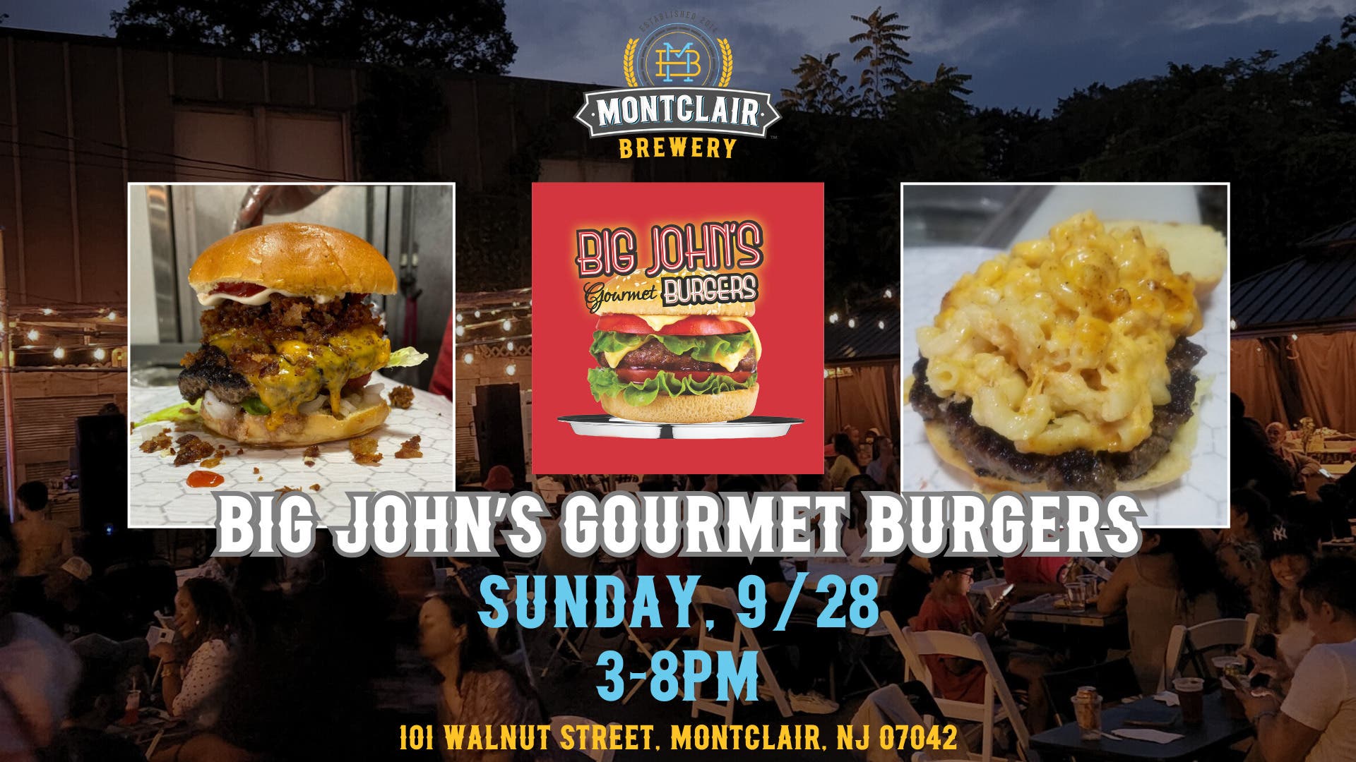 Big John's Gourmet Burgers at Montclair Brewery