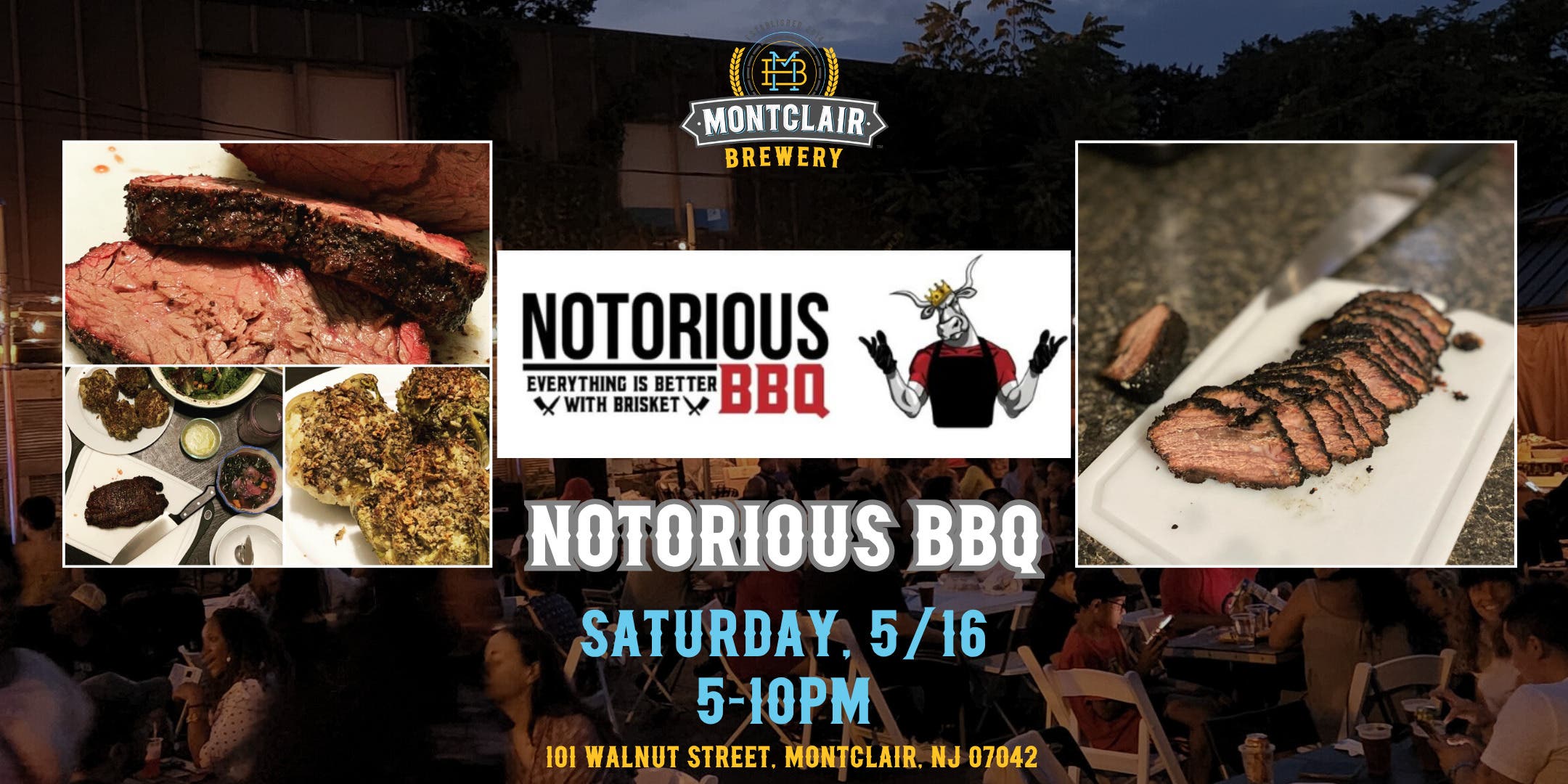Notorious BBQ at Montclair Brewery