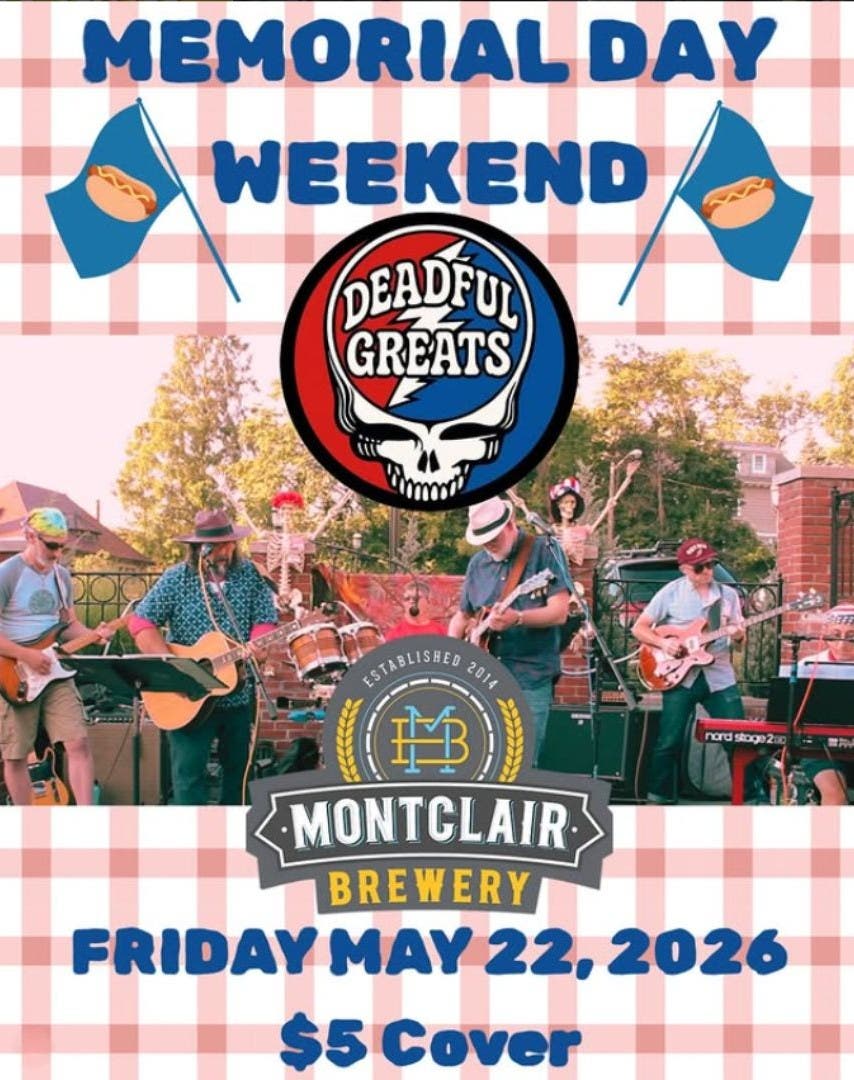 Deadful Greats (Grateful Dead Tribute) live at Montclair Brewery