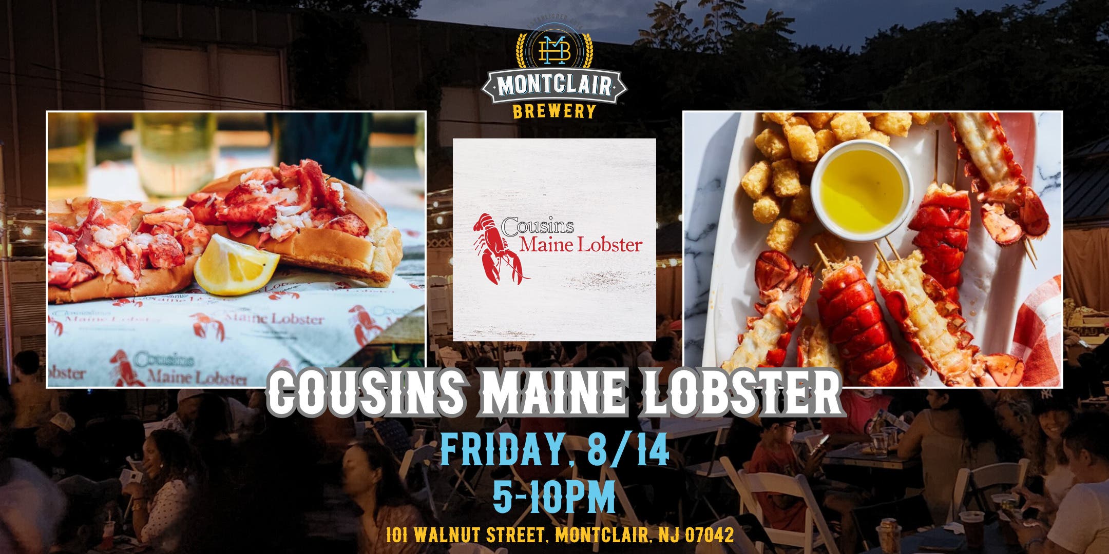 Cousins Maine Lobster at Montclair Brewery