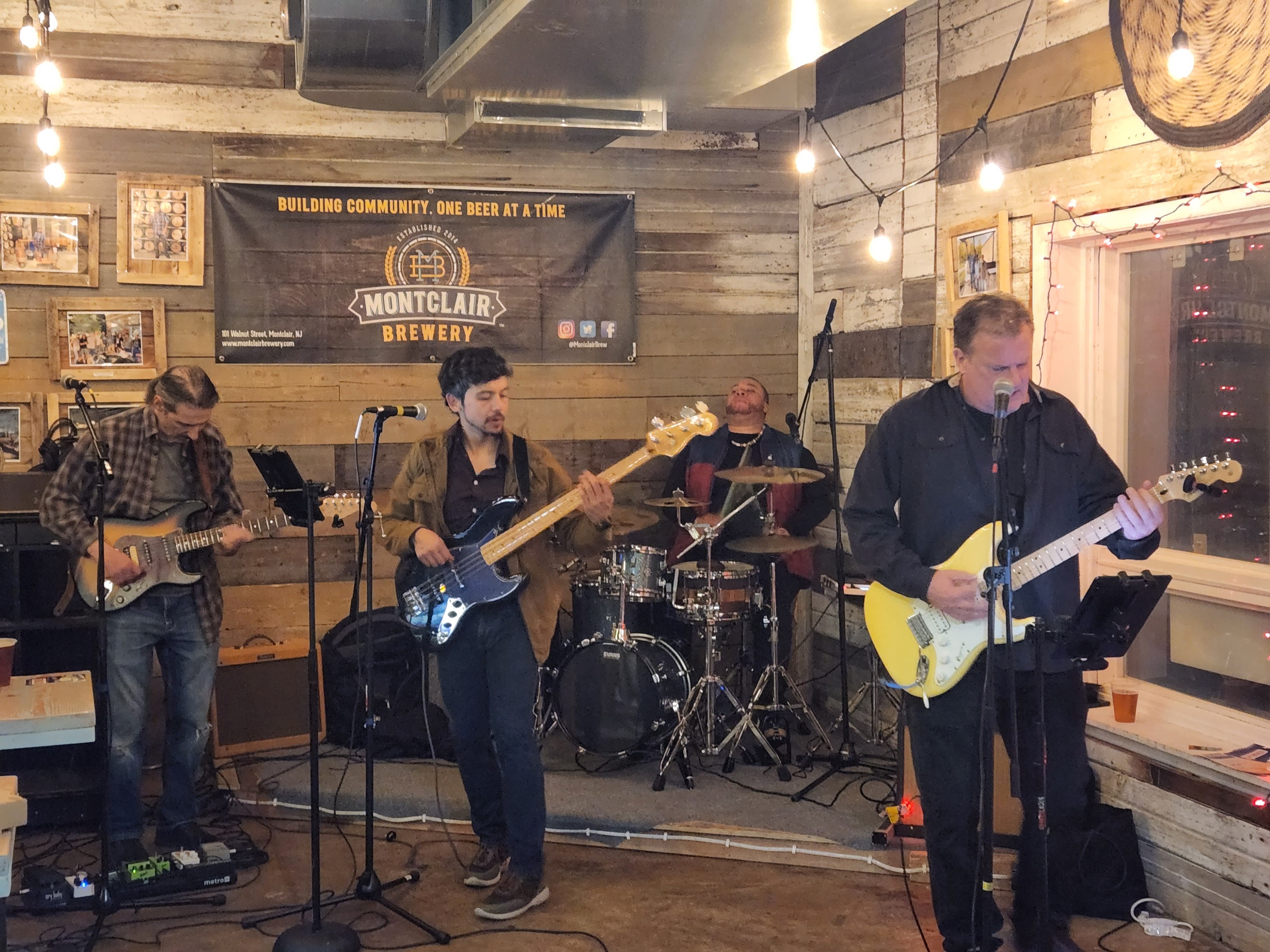 The Moving Parts live at Montclair Brewery