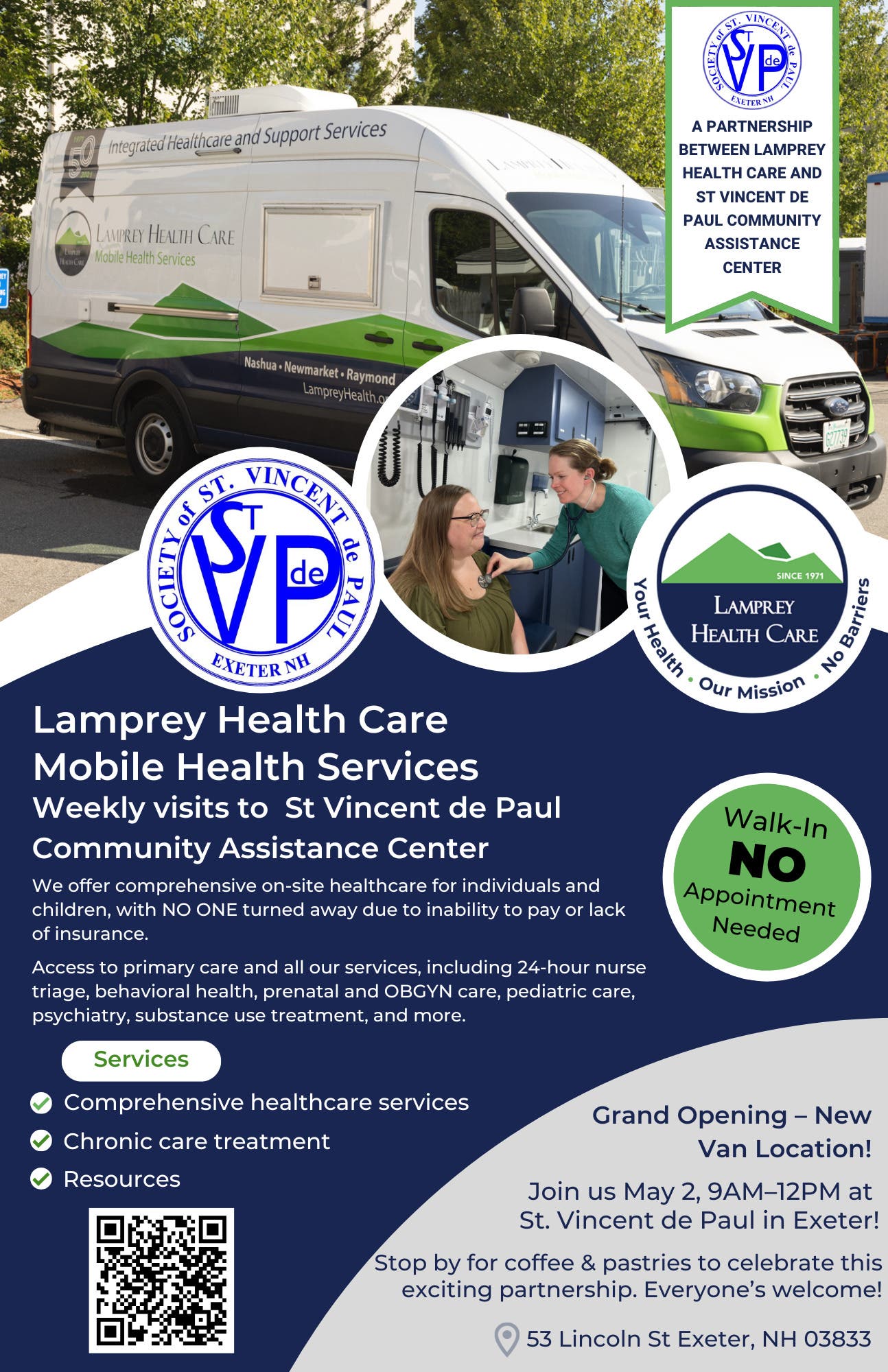 Lamprey Health Care Mobile Health in Exeter!